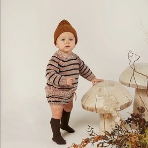 Rylee + Cru Chenille Striped Sweater Excellent Condition